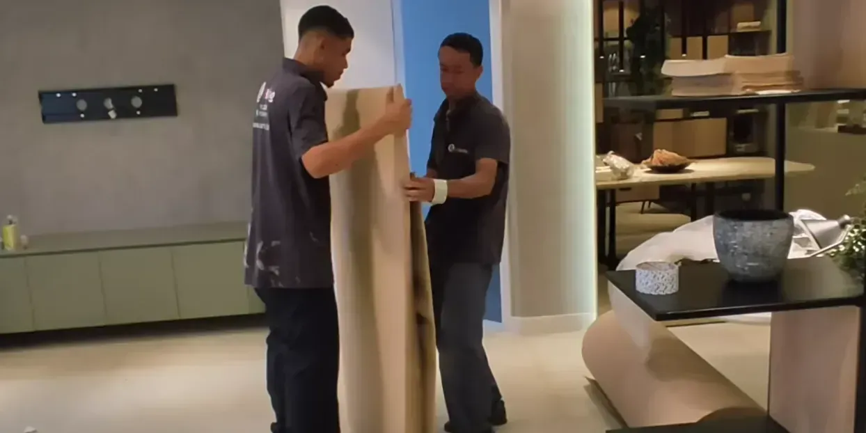 Wrapped, carried, and moved right